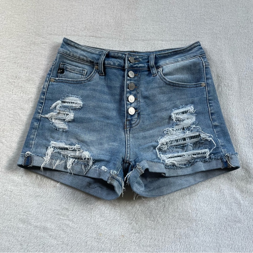 KanCan stretch denim shorts - size 5/26